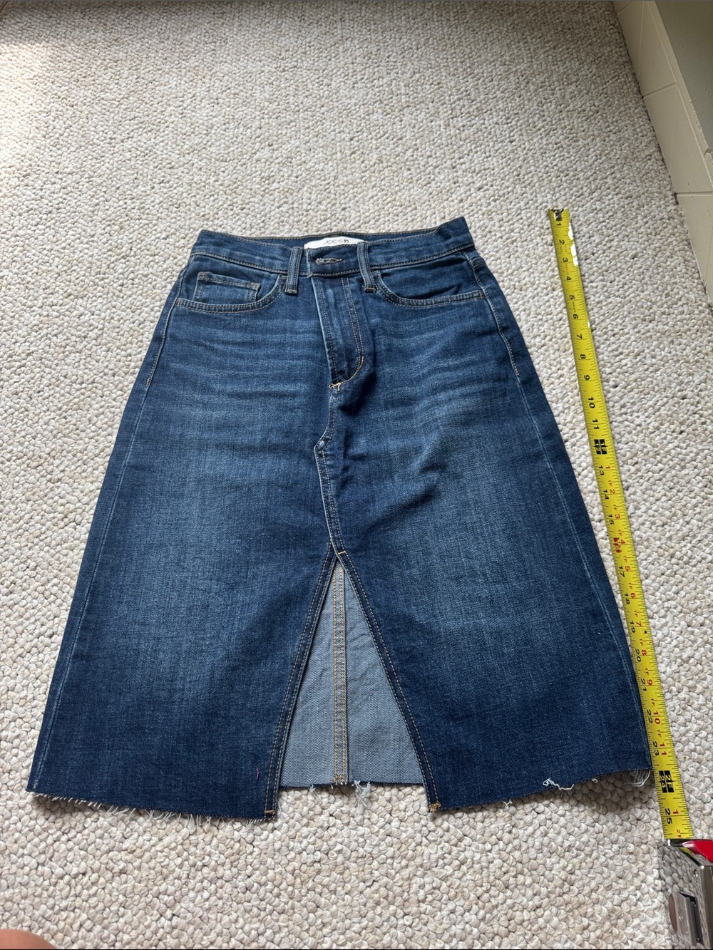 Joe’s Jeans Dark Blue Denim Women’s  A-Line Jean Skirt XS